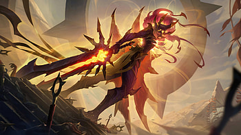 Leona Corrupted Skin LoL Runeterra, Video Game, Legends Of Runeterra, Leona (League Of Legends) HD wallpaper