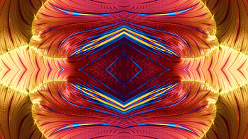 Trippy Psychedelic Fractal, trippy, psychedelic, aesthetic, Abstract, fractal HD wallpaper