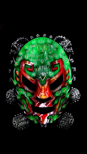 Lucha Libre Mask, art, fictional_character HD phone wallpaper