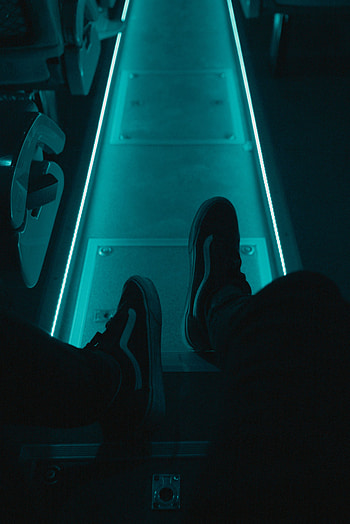 Dark, Legs, Sneakers, Neon, Loneliness, Lonely, Alone HD phone wallpaper