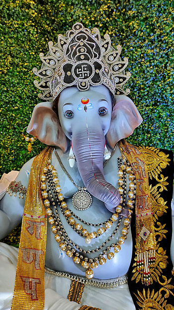 Ganpati Bappa ., art, jewellery HD phone wallpaper