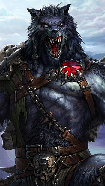 Werewolf , Android mobile, Full , Hauntingly beautiful HD phone wallpaper