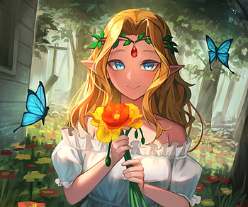 fantasy, elf HD wallpaper
