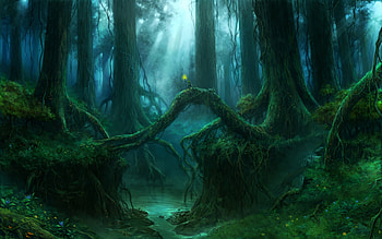 Fantasy, Forest, Wood HD wallpaper