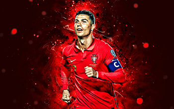 Cristiano Ronaldo, portugal, cr7, captain, football HD wallpaper