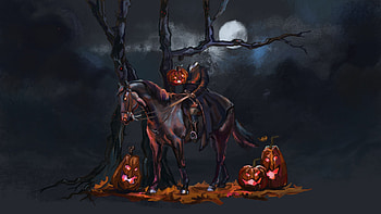 Headless Horseman, Artwork by ArtStation HD wallpaper