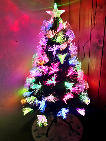 Árvore de Natal, árvore, rosa HD phone wallpaper