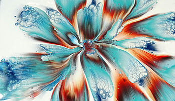 Floral pattern, fractal, abstract HD wallpaper