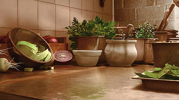 Gusteau's kitchen, Ratatouille HD wallpaper