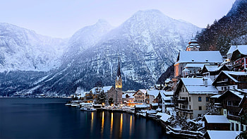 Austria, Winter HD wallpaper