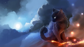 Cat, Warrior cats, Courageous adventure, Feline heroism HD wallpaper