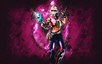 Fortnite Riptide Ocean Skin, Fortnite, main characters, purple stone background, Riptide Ocean, Fortnite skins, Riptide Ocean Skin, Riptide Ocean Fortnite, Fortnite characters HD wallpaper