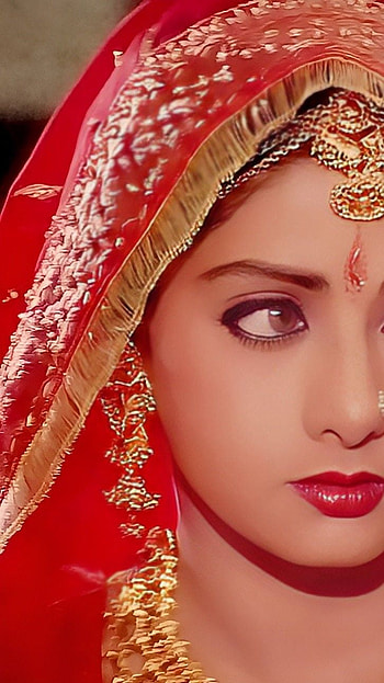 Sreedevi, bollywood actress, vintage HD phone wallpaper