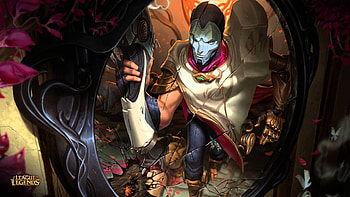 League of Legends, Jhin's spotlight, Virtuoso champion, Skillful gameplay HD wallpaper