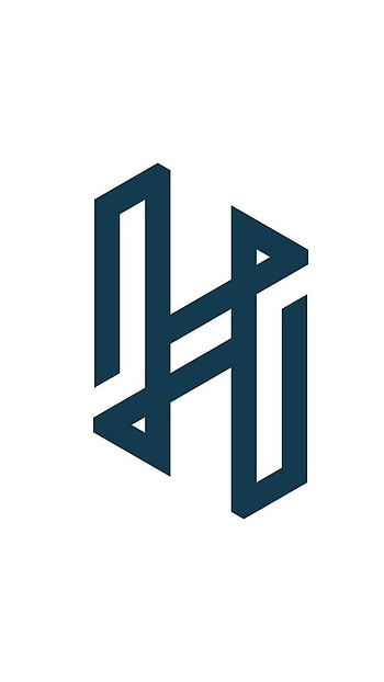 H Name, Creative Logo HD phone wallpaper