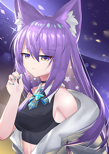 Hoshinova moona, head, hair HD phone wallpaper