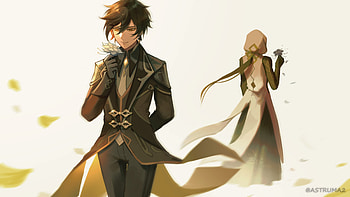 Zhongli (Genshin Impact), video game, Genshin Impact HD wallpaper