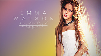Actress Emma Watson Model Woman Wonderland Magazine HD wallpaper
