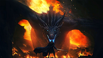 Viserion, Dragons HD wallpaper