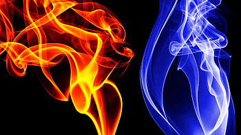 Abstract, Fire, Smoke, Shine, Light, Paint, Shadow HD wallpaper
