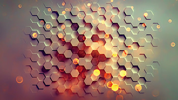 3d, hexagons, pattern, abstract HD wallpaper