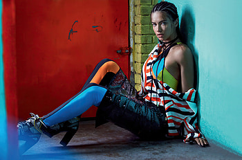 Adriana Lima Vogue Brazil , adriana-lima, girls, model, celebrities, puma HD wallpaper