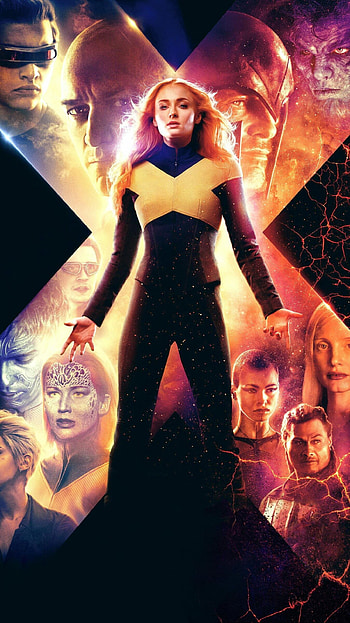 Dark Phoenix saga, X-Men movie , Jean Grey, Action-packed adventure HD phone wallpaper
