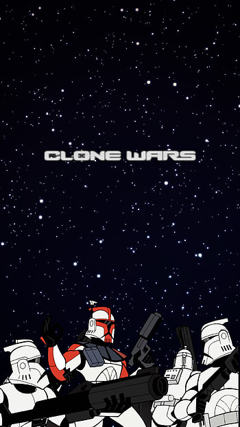Clone Wars, amoled, starwars, clonewars HD phone wallpaper