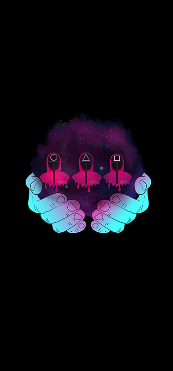 Squid games, Netflix, Fear, Apple, Art, Samsung, Huawei, Realme HD phone wallpaper