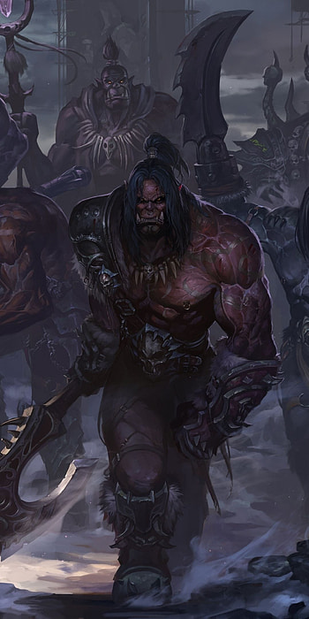 World of Warcraft orcs, Warrior art, Epic , Impressive characters HD phone wallpaper