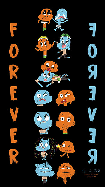 Gumball, drawing, gumball, cartoon HD phone wallpaper