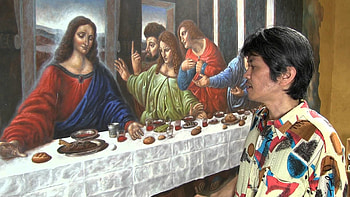 Hikaru has re-created The Last Supper by Leonardo da Vinci. HD wallpaper