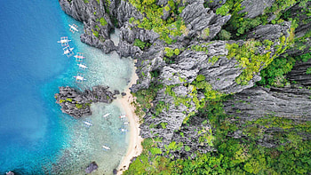 Palawan paradise, Tropical island, Crystal clear waters, Remote getaway HD wallpaper