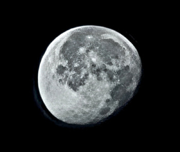 Earth Moon, Moon Craters, Moon in the Sky, Sky HD wallpaper