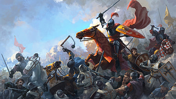 Epic battle, Medieval knight, Army HD wallpaper