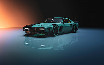 Cyber Shelby , ford-mustang, shelby, ford, 2021-cars, cgi, artstation HD wallpaper