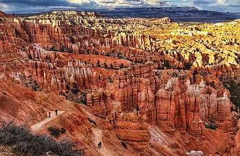 Bryce Canyon National Park, Frozen wonderland, Chilled to the bone, Winter adventure HD wallpaper