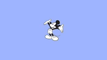 Mickey Mouse, Mickey Mouse, purple, Black & White HD wallpaper