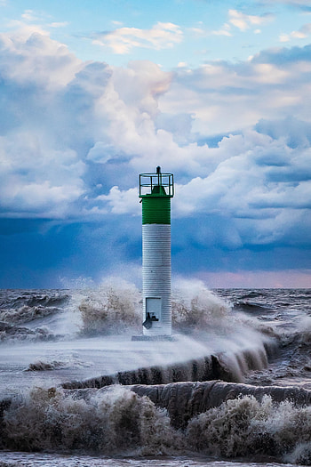 Coast, lighthouse HD phone wallpaper