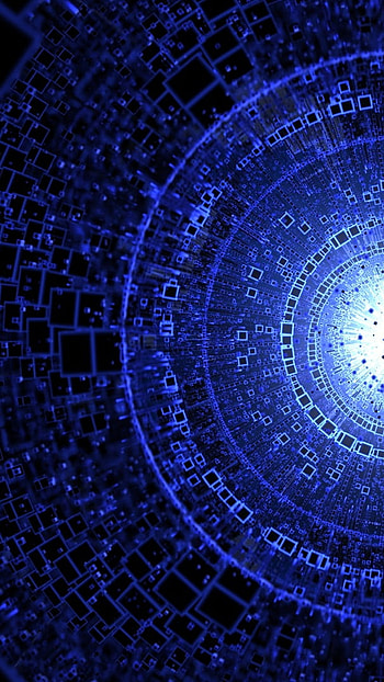 Astic, Matrix Blue HD phone wallpaper