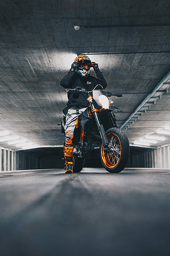KTM 690 SMC R, KTM HD phone wallpaper