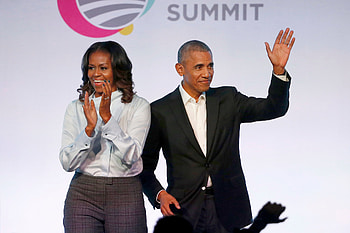 Barack and Michelle Obama, Celebrities, Obama and Netflix collaboration, Shows and films HD wallpaper