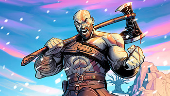 Kratos God Of War Illustration , kratos, god-of-war, games, behance, illustration HD wallpaper