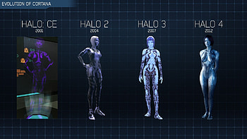 Video games Cortana Halo evolution Halo 4 Halo 2 | . HD wallpaper