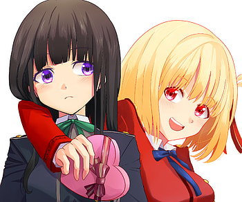 Chisato Nishikigi & Takina Inoue, Takina Inoue, Chisato Nishikigi, Anime, Lycoris Recoil HD wallpaper