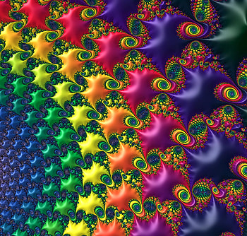 Fractal, rendering, pattern, colorful HD wallpaper