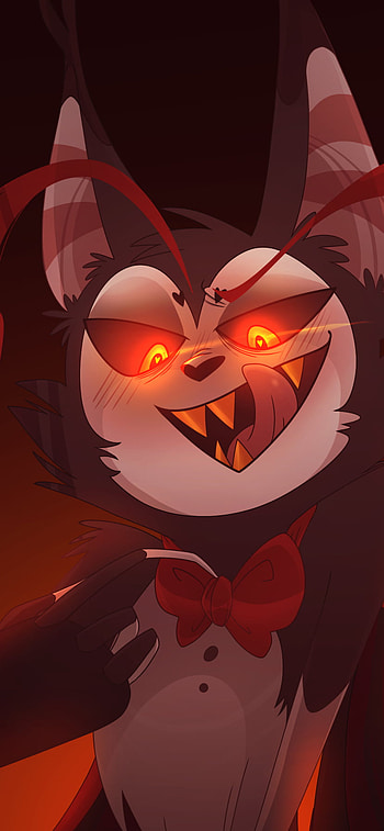 Husk’s Fiery Gaze – Hazbin Hotel Ultimate , TV Show, Hazbin Hotel HD phone wallpaper