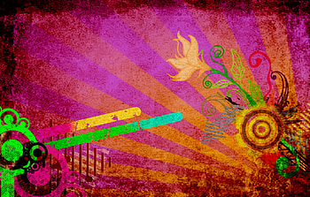 Fun!, colorful, vector, abstract, flower HD wallpaper