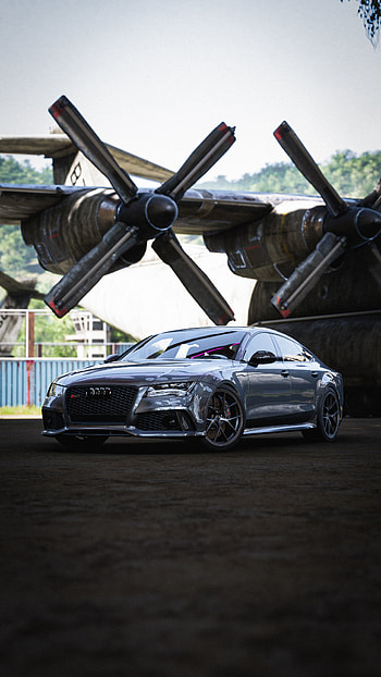 Forza Horizon 5 Audi RS7 Gray Car , Audi, car HD phone wallpaper