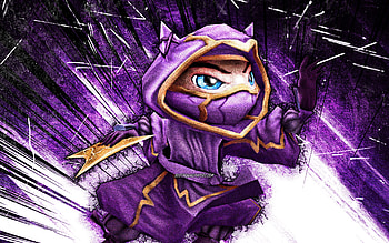 Kennen, grunge art, League of Legends, MOBA, artwork, Kennen Build, violet abstract rays, LoL, Kennen League of Legends HD wallpaper